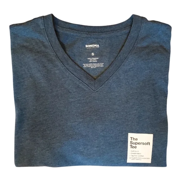 NWT Sonoma Men's Supersoft Tee - Picture 3 of 4